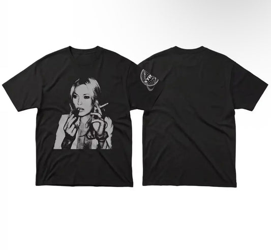 XTRAA Kate moss graphic-tee